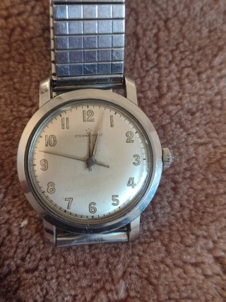 Reloj Eterna-Matic automático Plata y Blanco