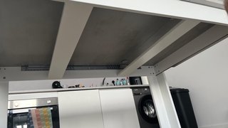 Mesa de comedor moderna piedra y madera