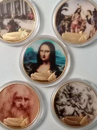 Monedas Leonardo Da Vinci Colección