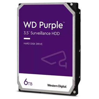 Disco Duro WD Purple 6TB Surveillance HDD