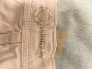 Pantalón vaquero C&A mujer blanco
