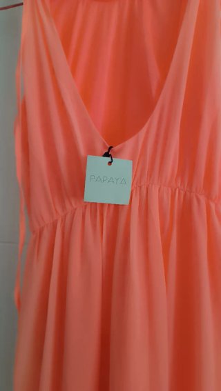 Vestido Largo Coral