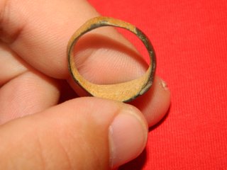 Anillo Ibero Romano con líneas incisas