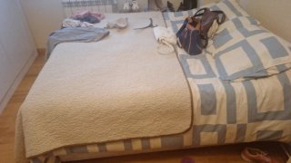 Cama 190x90 con somier, colchón y colcha