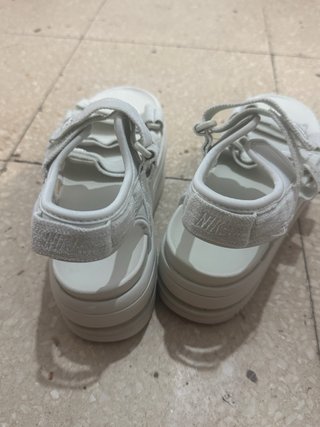 Sandalias Nike Plataforma Blancas Talla 38