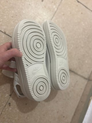 Sandalias Nike Plataforma Blancas Talla 38
