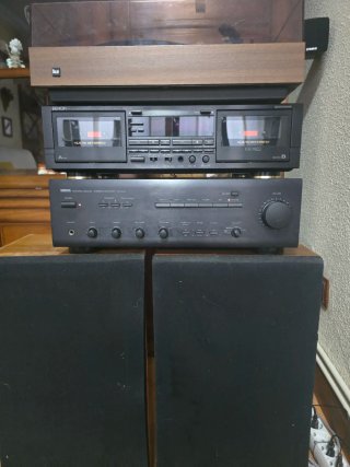 Lote Equipo Música Vintage (Yamaha + Dual)