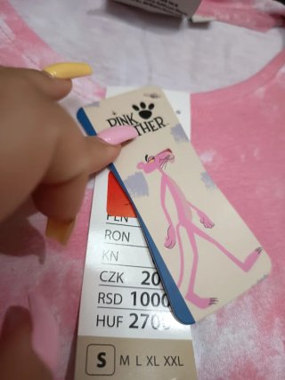 Camisón Pantera Rosa Talla S