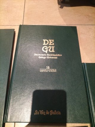 5 tomos Diccionario Enciclopedico Galego