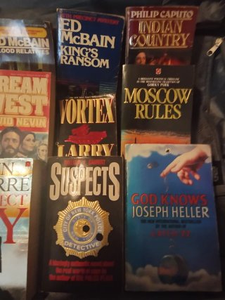 Lote 12 Libros Vintage en Inglés de Suspense