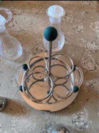 Set Oliera e Aceteria Vetro e Metallo