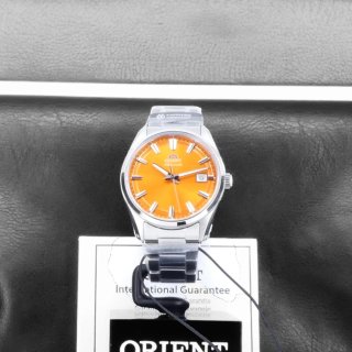 Orient Stretto Date 38mm Orange Sunset