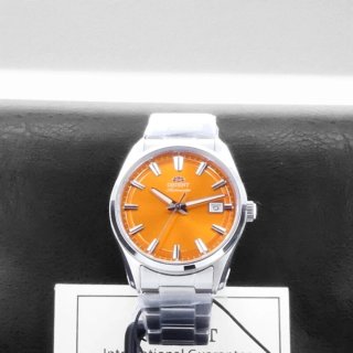 Orient Stretto Date 38mm Orange Sunset