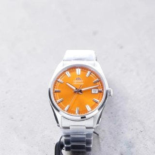 Orient Stretto Date 38mm Orange Sunset
