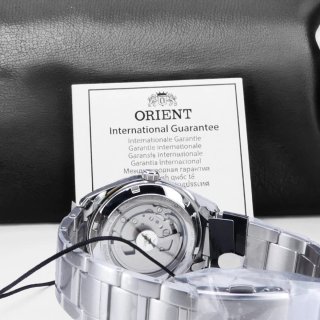Orient Stretto Date 38mm Orange Sunset
