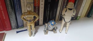 Figuras Star Wars C-3PO, R2-D2 y Stormtrooper