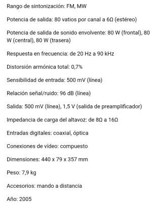 Kenwood VRS-6200 Receptor AV Plata