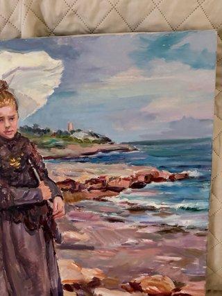 Pintura al óleo sobre lienzo  José Manuel Porcar