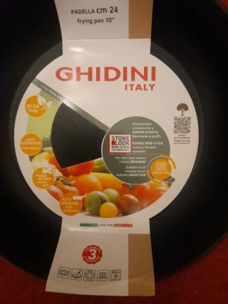 Padella Ghidini 24cm - Nuova con Etichetta