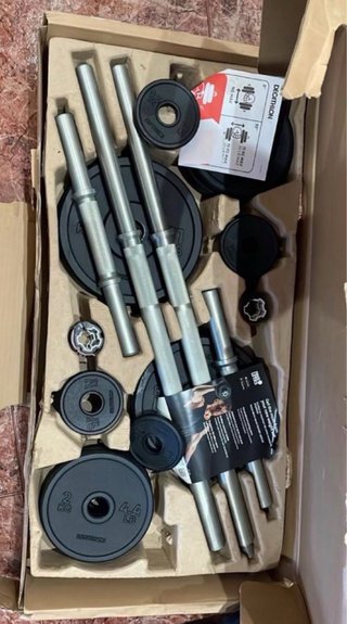Kit Pesas Gimnasio 50 Kg