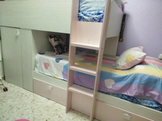 Cama tren juvenil