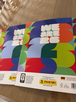 1 Álbum Panini Mundial 2026 + 6 cromos