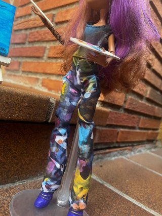 Clawdeen OOAK Clase de Arte
