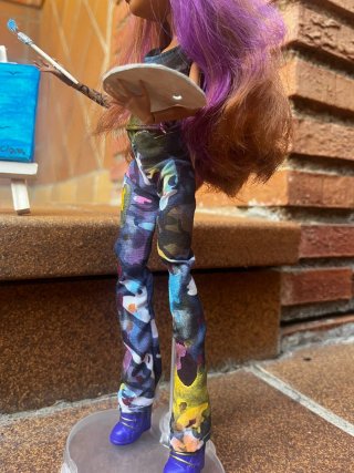 Clawdeen OOAK Clase de Arte