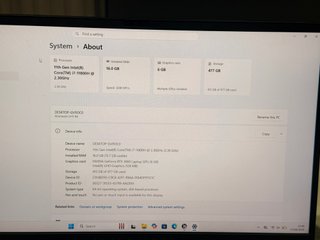 Alienware m15 R6 i7 / 16GB