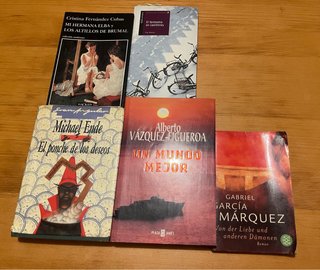 Lote de 5 libros.