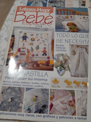 Lote 4 revistas labores del hogar especial bebes