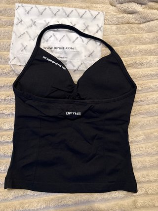 Top Halter DFYNE Negro