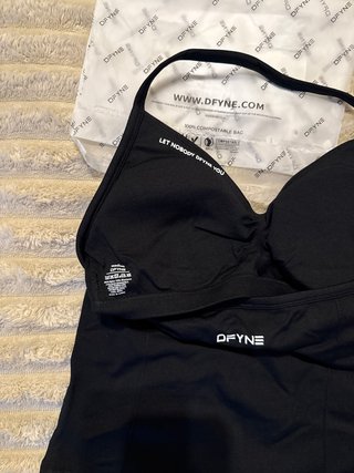 Top Halter DFYNE Negro