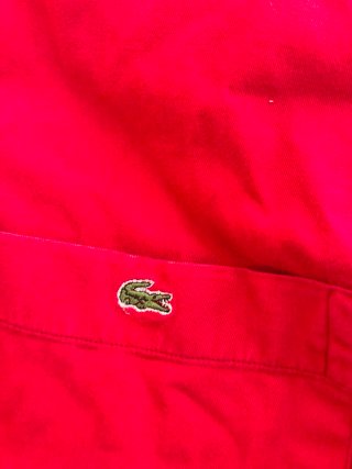 Camisa Lacoste Roja Talla M
