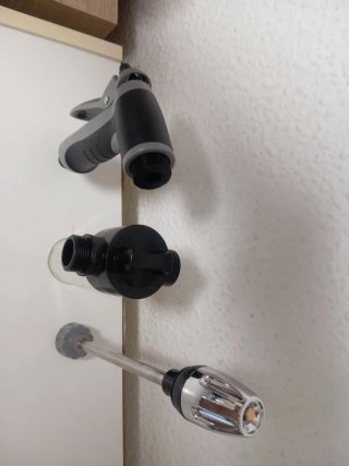 Pistola agua con espumador