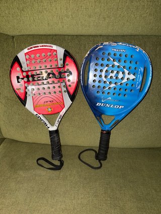 Palas de pádel HEAD y Dunlop