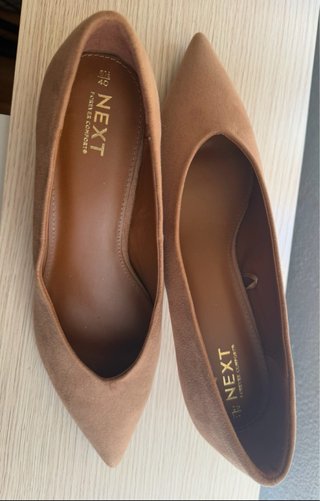 Zapatos Tacón Bajo Sensato Nude