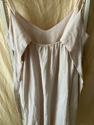 Vestito cotone beige taglia unica