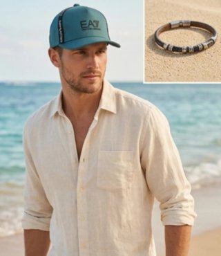 Gorra Deportiva EA7 Emporio Armani Logo Tape.