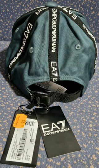 Gorra Deportiva EA7 Emporio Armani Logo Tape.