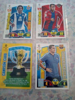 Lote cromos Liga 2017/2018