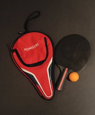 Table Tennis Set - Paddle, Cover & Ball
