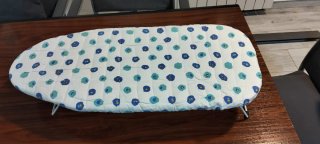 Plancha de vapor + mini tabla de planchar