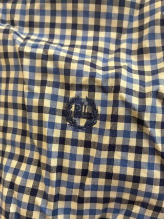 Camisa Polo Ralph Lauren cuadros azul Talla L