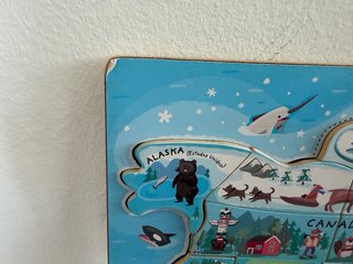 Puzzle Mapa del Mundo Janod Madera