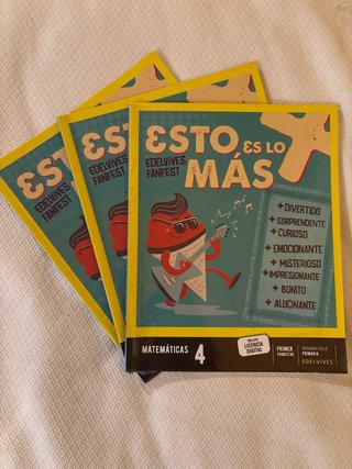 Libros 4 primaria (Se puede comprar por separado)