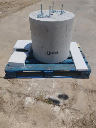 Base para farola/mástil de bandera