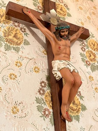 JESUCRISTO Crucifijo de terracota