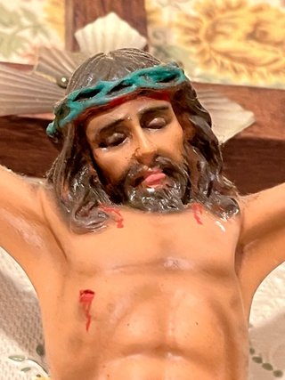 JESUCRISTO Crucifijo de terracota