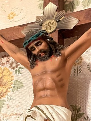 JESUCRISTO Crucifijo de terracota